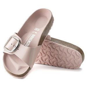 Birkenstock Madrid Big Buckle in High Shine Light Rose Size 39 NWT